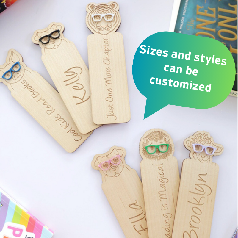Animal Wooden Bookmarker (100 pieces)