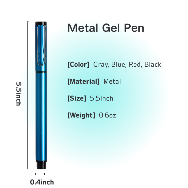 Metal Gel Pen (100 pieces)