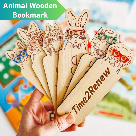 Animal Wooden Bookmarker (100 pieces)