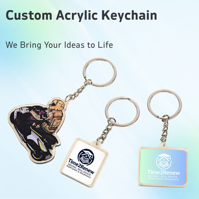 Custom Acrylic Keychain （100 pieces) – Time2Renew