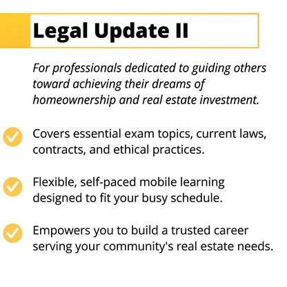 Real Estate CE Courses（11011-CEP）