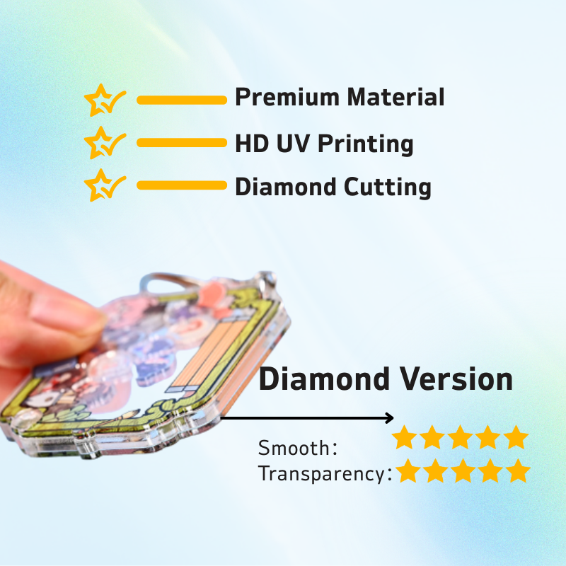 Custom Acrylic Keychain （100 pieces)