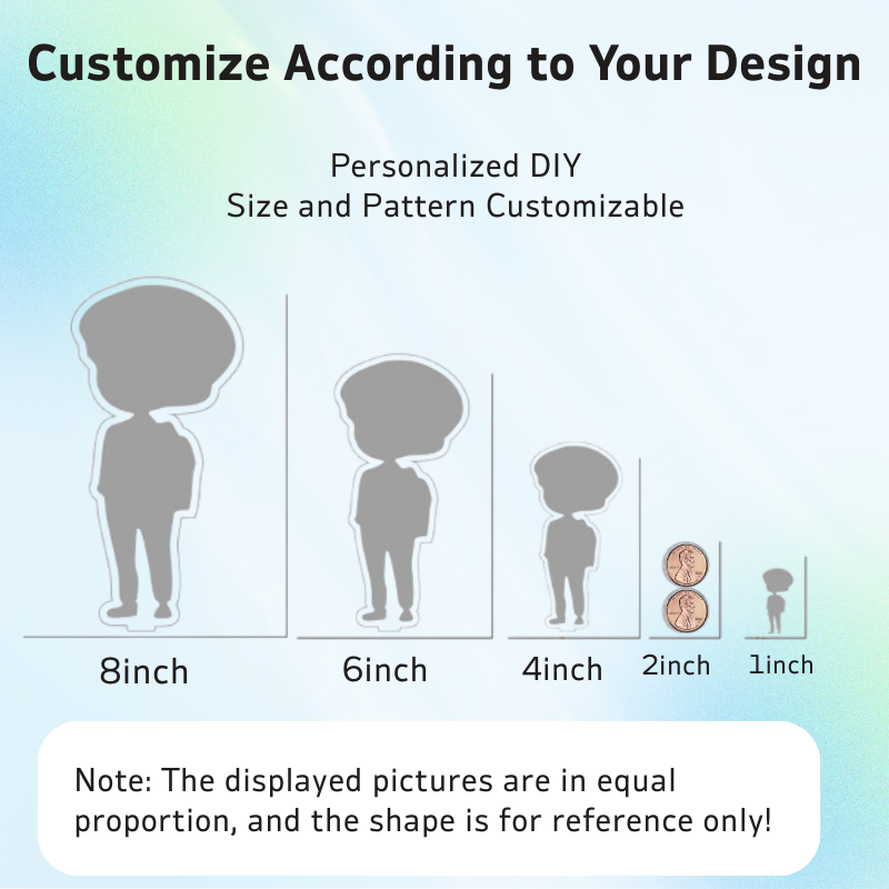 Custom Acrylic Keychain （100 pieces)