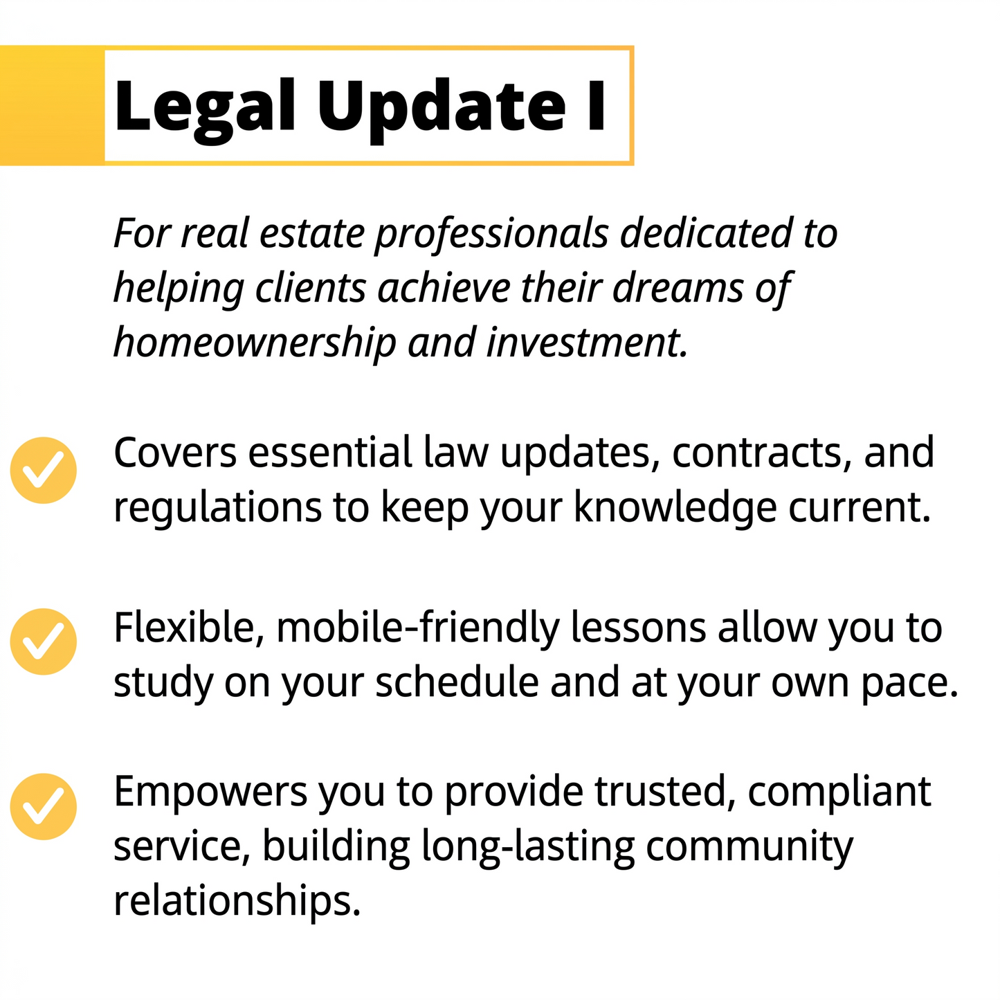 Real Estate CE Courses（11011-CEP）