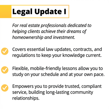 Real Estate CE Courses（11011-CEP）
